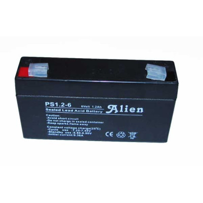 Plumb-Acid-Acid battery 6V 1.2A Alien